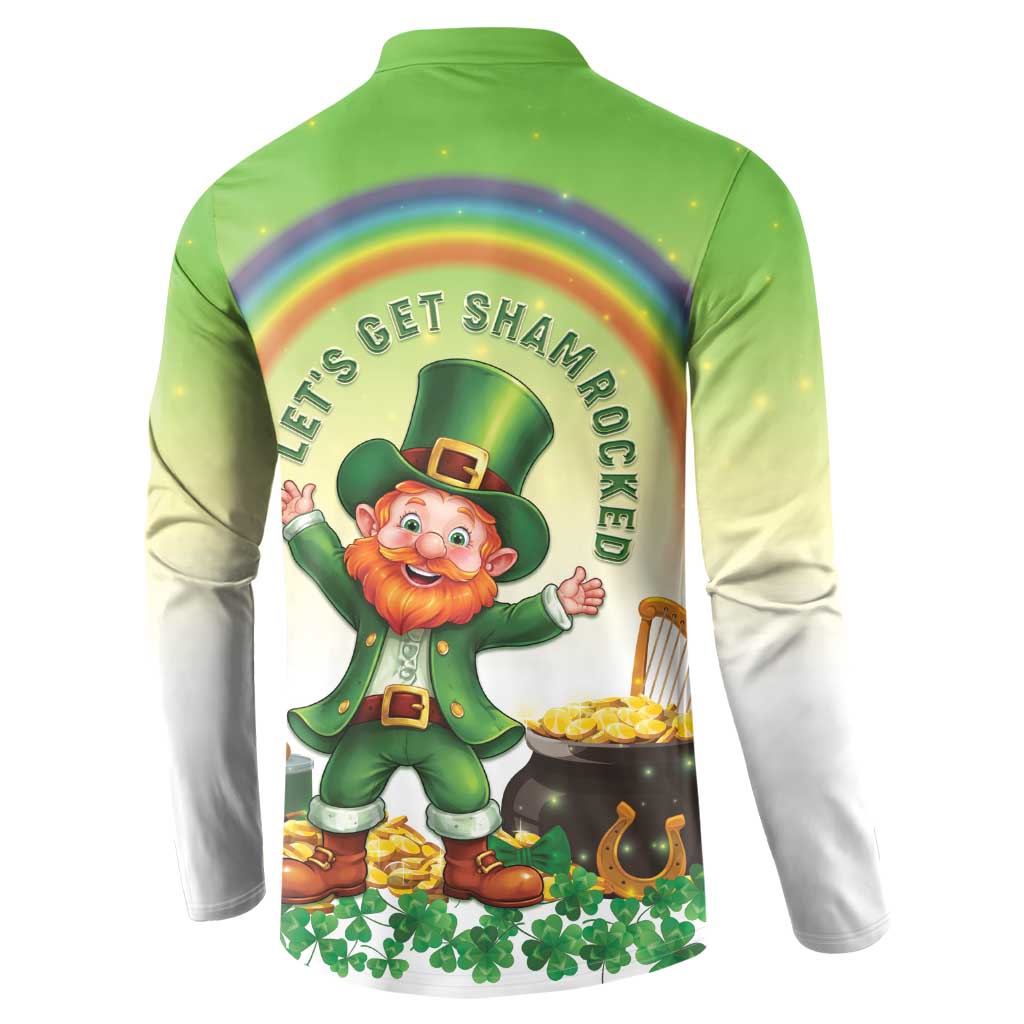 Ireland St Patricks Day Button Sweatshirt Lets Get Irish