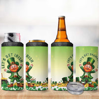 Ireland St Patricks Day 4 in 1 Can Cooler Tumbler Lets Get Irish