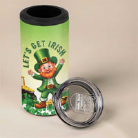Ireland St Patricks Day 4 in 1 Can Cooler Tumbler Lets Get Irish