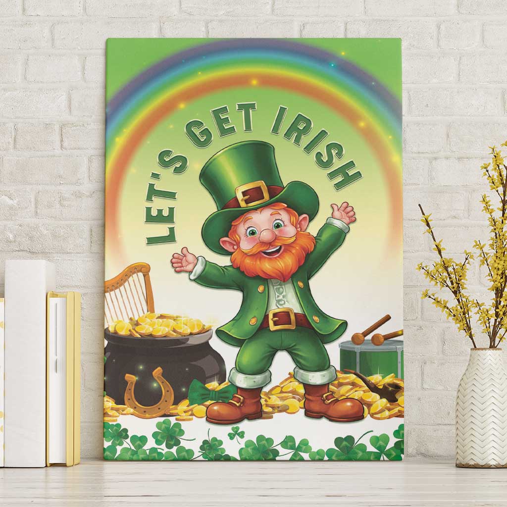 Ireland St Patricks Day Canvas Wall Art Lets Get Irish