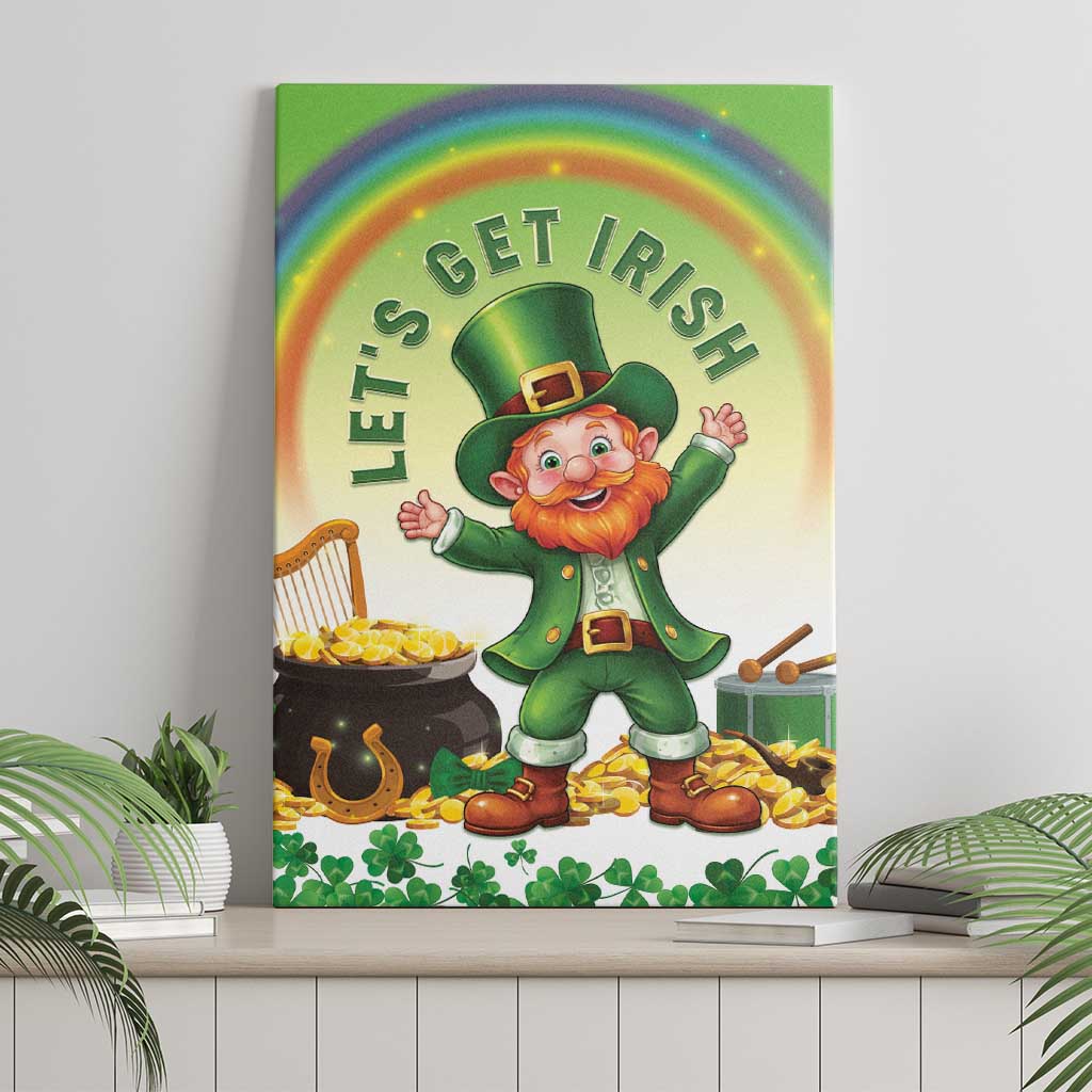 Ireland St Patricks Day Canvas Wall Art Lets Get Irish