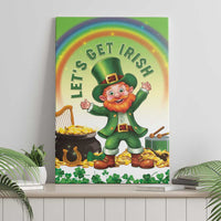 Ireland St Patricks Day Canvas Wall Art Lets Get Irish
