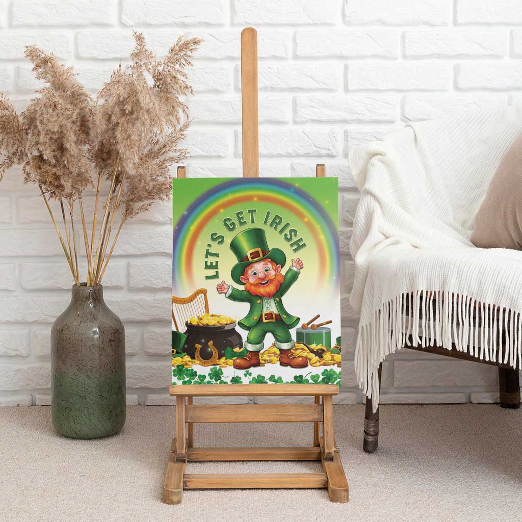 Ireland St Patricks Day Canvas Wall Art Lets Get Irish