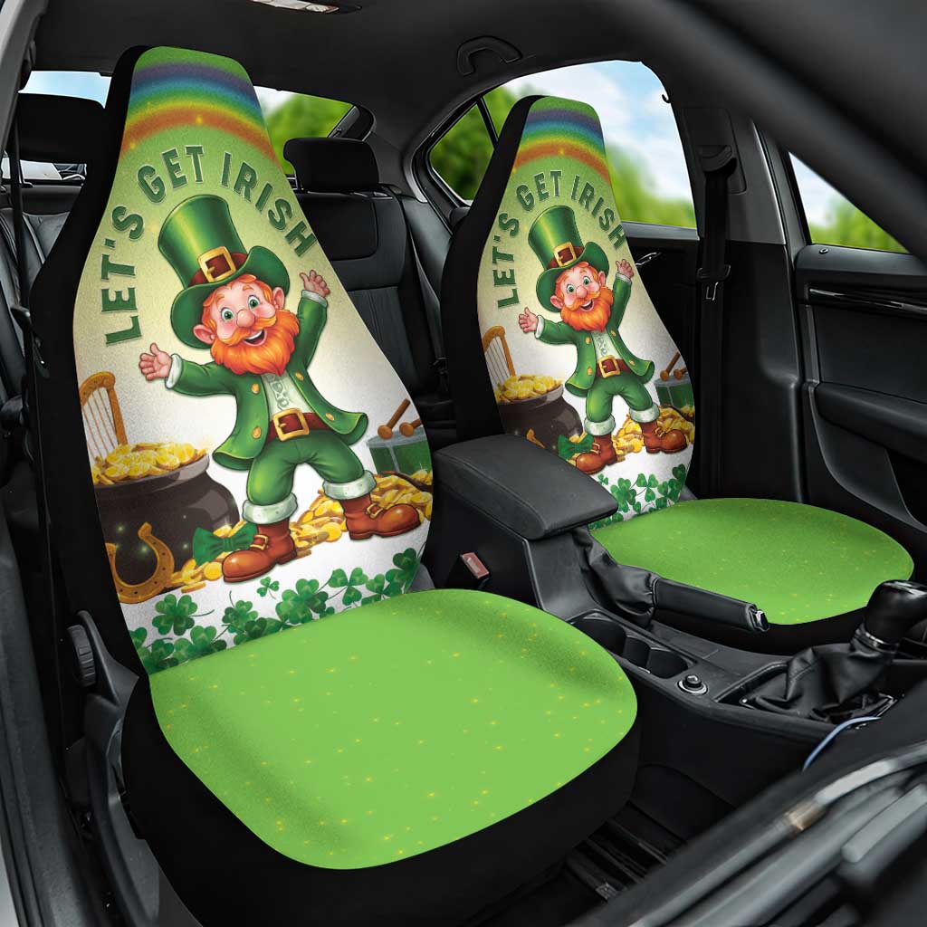 Ireland St Patricks Day Car Seat Cover Lets Get Irish