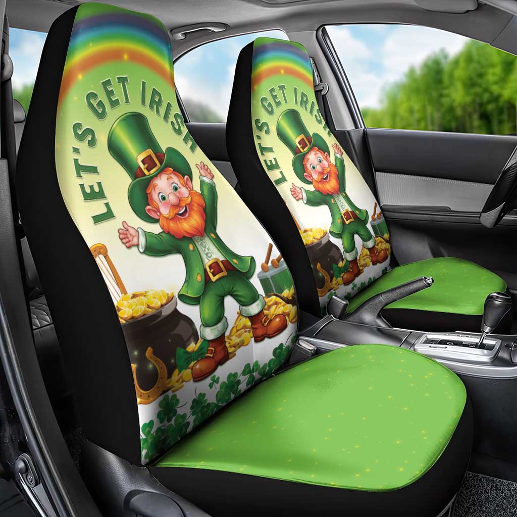 Ireland St Patricks Day Car Seat Cover Lets Get Irish
