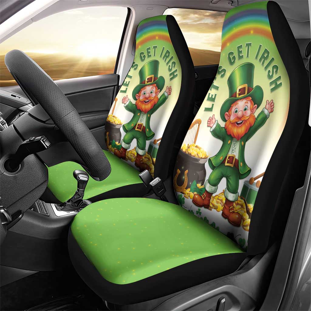 Ireland St Patricks Day Car Seat Cover Lets Get Irish