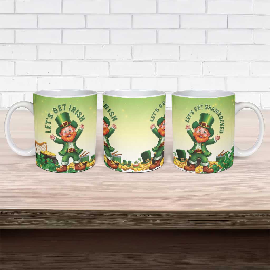Ireland St Patricks Day Ceramic Mug Lets Get Irish