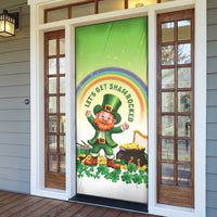Ireland St Patricks Day Door Cover Lets Get Irish