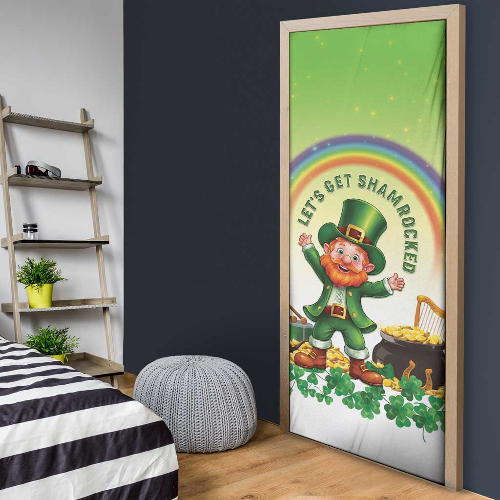 Ireland St Patricks Day Door Cover Lets Get Irish