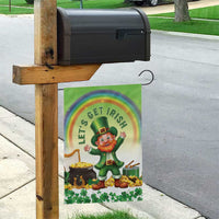 Ireland St Patricks Day Garden Flag Lets Get Irish