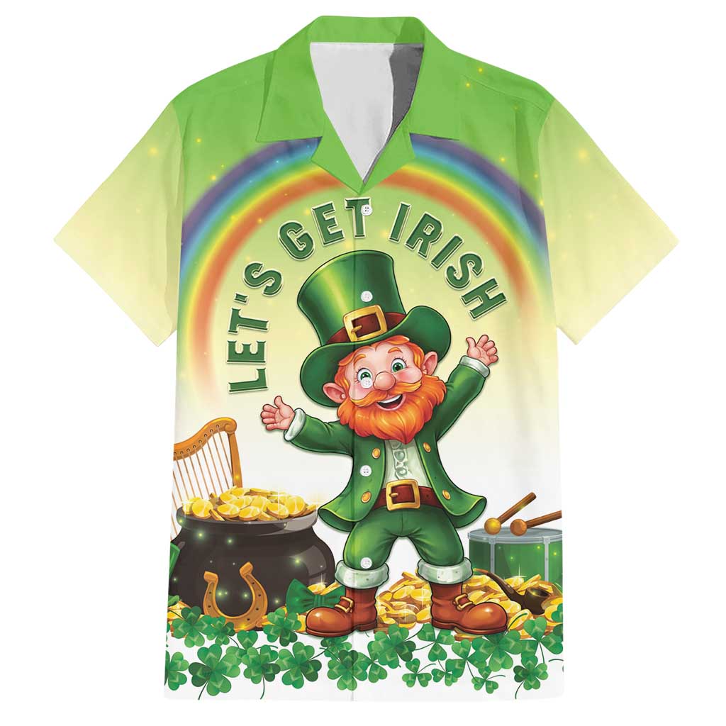 Ireland St Patricks Day Hawaiian Shirt Lets Get Irish