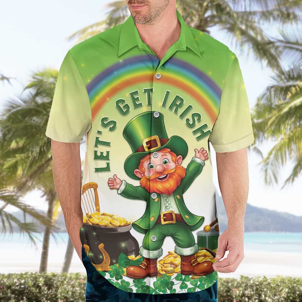 Ireland St Patricks Day Hawaiian Shirt Lets Get Irish