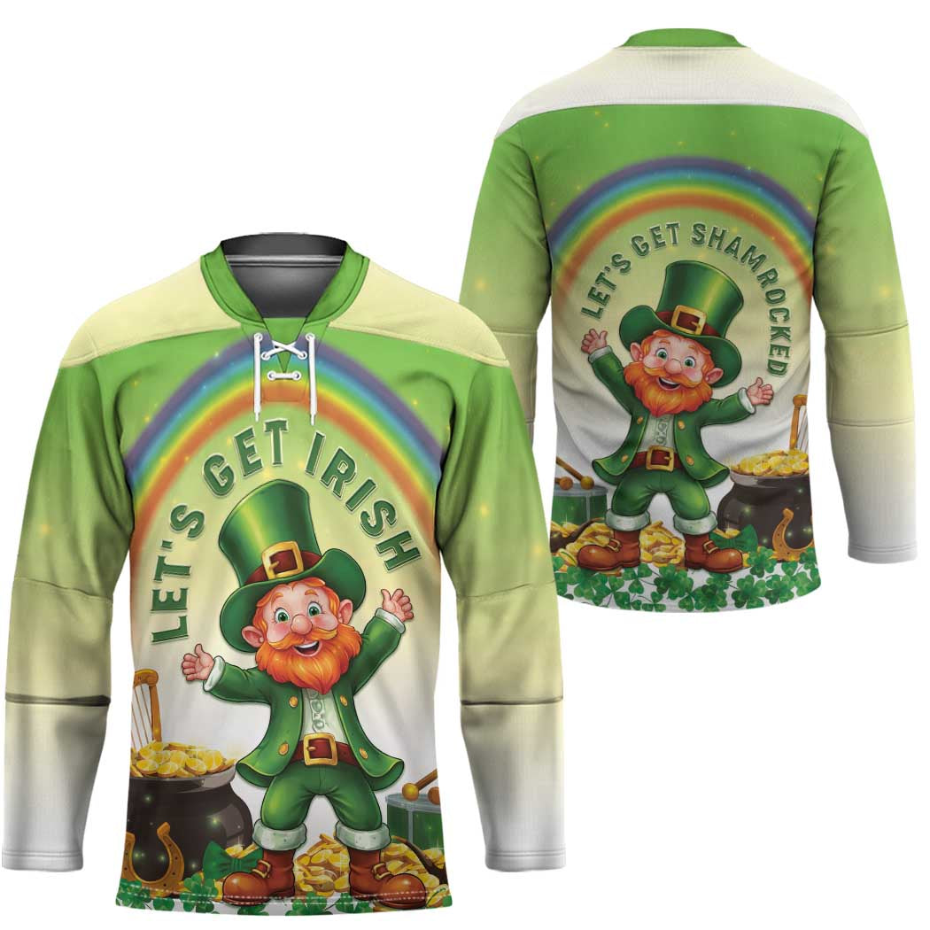 Ireland St Patricks Day Hockey Jersey Lets Get Irish