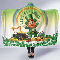 Ireland St Patricks Day Hooded Blanket Lets Get Irish