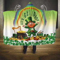 Ireland St Patricks Day Hooded Blanket Lets Get Irish