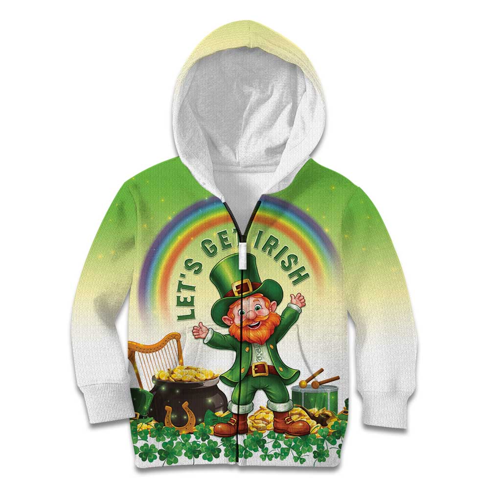Ireland St Patricks Day Kid Hoodie Lets Get Irish