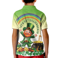 Ireland St Patricks Day Kid Polo Shirt Lets Get Irish