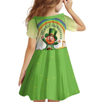 Ireland St Patricks Day Kid Short Sleeve Dress Lets Get Irish