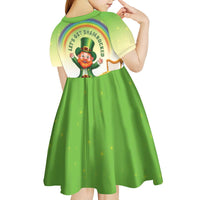 Ireland St Patricks Day Kid Short Sleeve Dress Lets Get Irish
