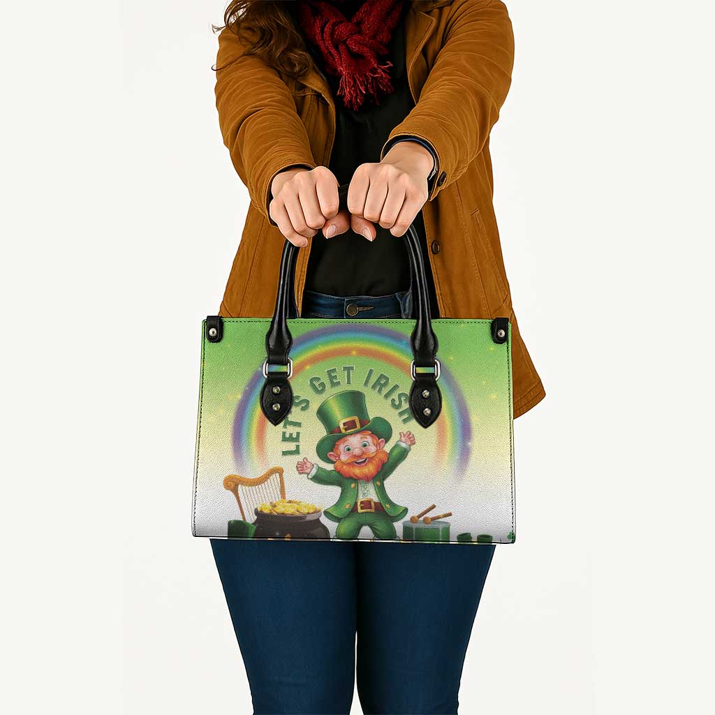 Ireland St Patricks Day Leather Bag Lets Get Irish