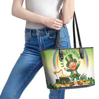 Ireland St Patricks Day Leather Tote Bag Lets Get Irish