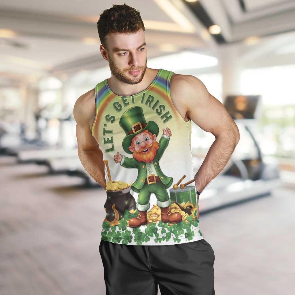Ireland St Patricks Day Men Tank Top Lets Get Irish
