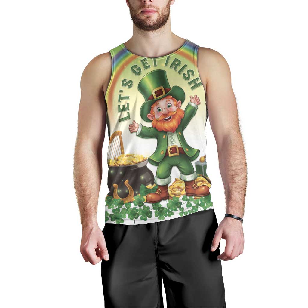 Ireland St Patricks Day Men Tank Top Lets Get Irish