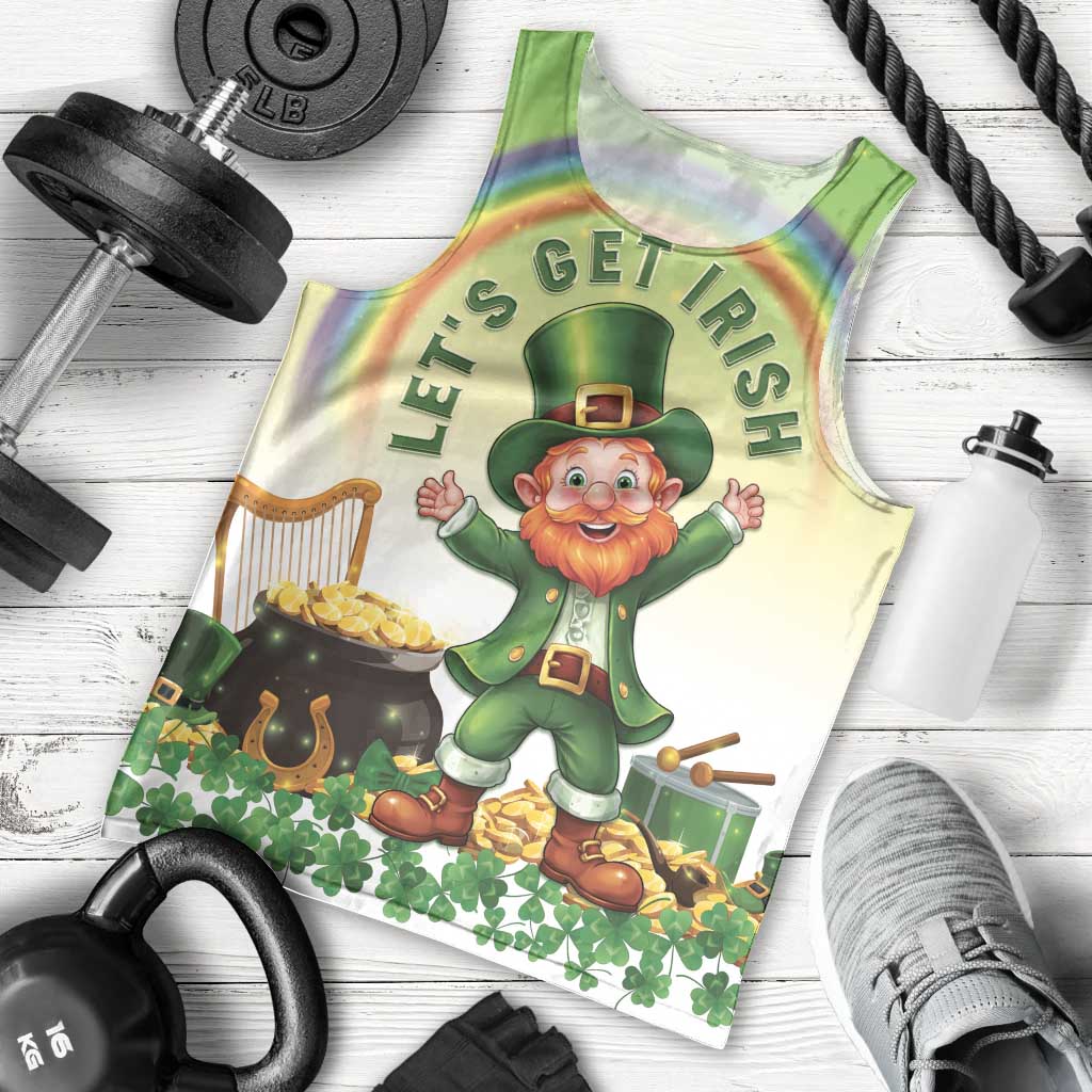 Ireland St Patricks Day Men Tank Top Lets Get Irish