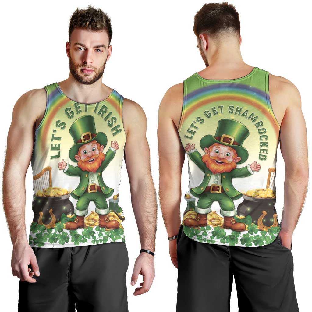 Ireland St Patricks Day Men Tank Top Lets Get Irish