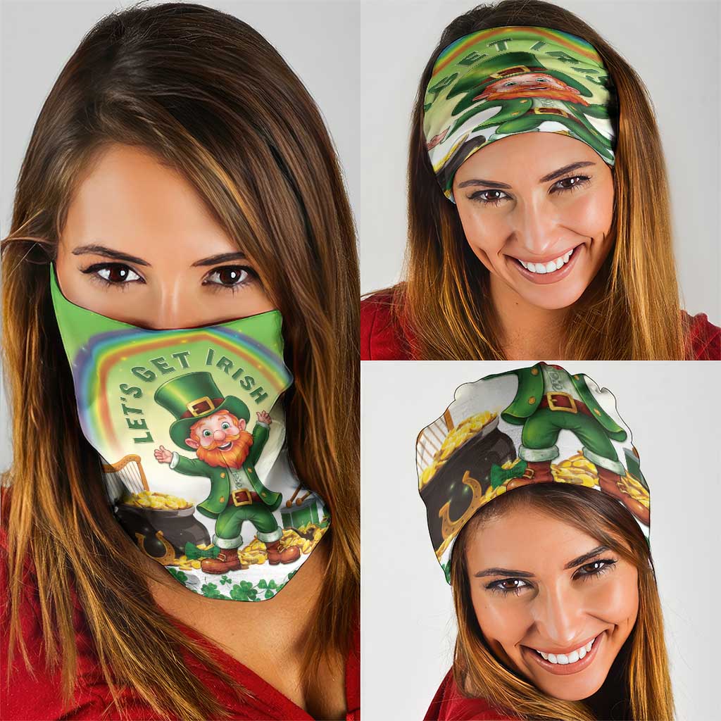 Ireland St Patricks Day Neck Gaiter Lets Get Irish