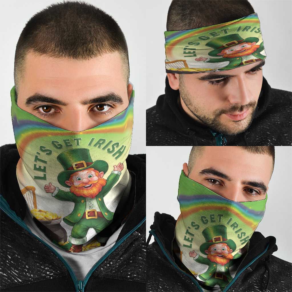 Ireland St Patricks Day Neck Gaiter Lets Get Irish