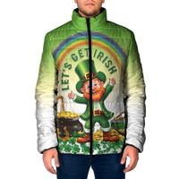 Ireland St Patricks Day Padded Jacket Lets Get Irish
