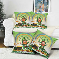 Ireland St Patricks Day Pillow Cover Lets Get Irish