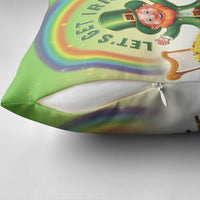 Ireland St Patricks Day Pillow Cover Lets Get Irish