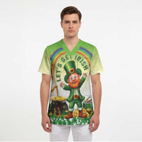 Ireland St Patricks Day Scrub Top Lets Get Irish