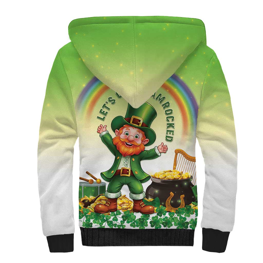 Ireland St Patricks Day Sherpa Hoodie Lets Get Irish