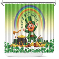 Ireland St Patricks Day Shower Curtain Lets Get Irish