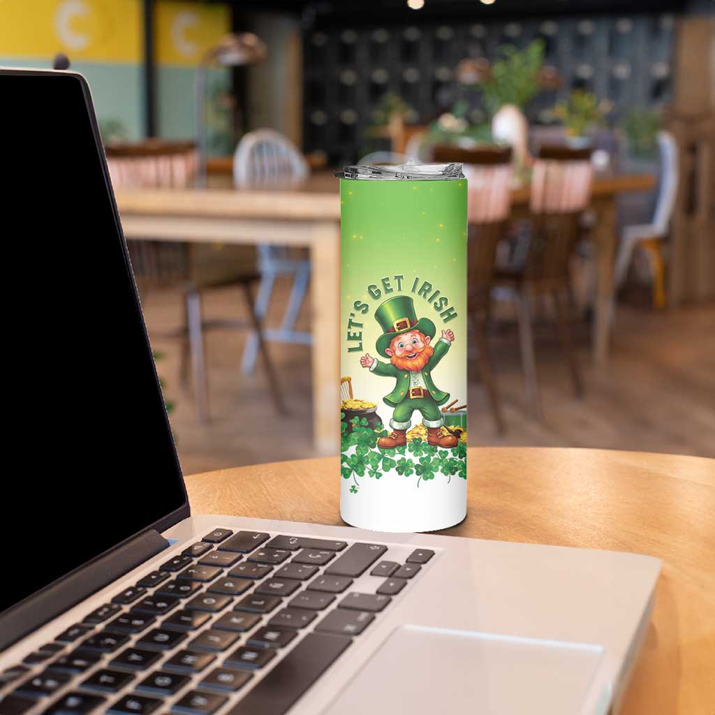 Ireland St Patricks Day Skinny Tumbler Lets Get Irish
