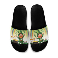 Ireland St Patricks Day Slide Sandals Lets Get Irish