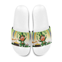 Ireland St Patricks Day Slide Sandals Lets Get Irish