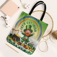 Ireland St Patricks Day Tote Bag Lets Get Irish