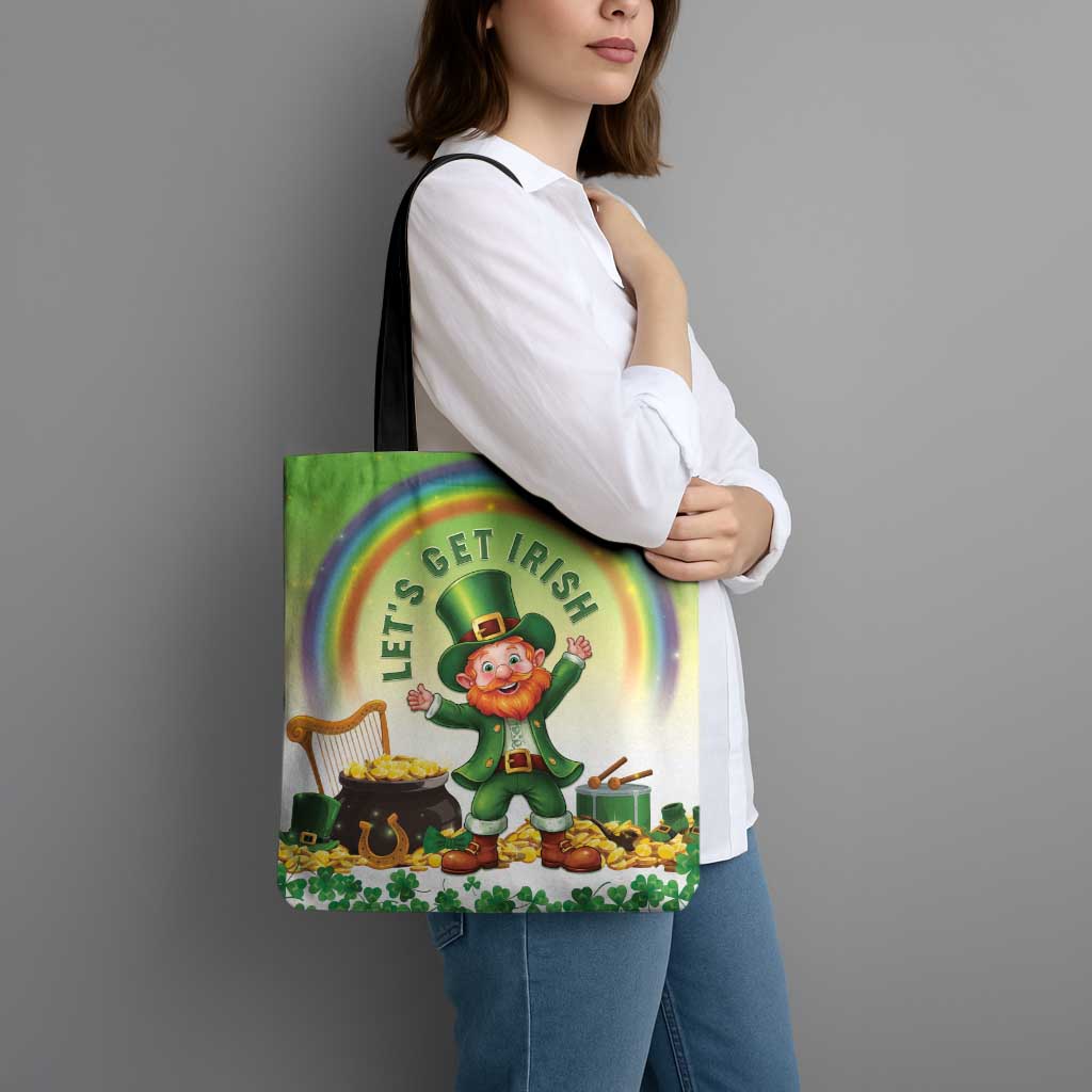Ireland St Patricks Day Tote Bag Lets Get Irish
