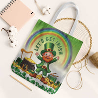 Ireland St Patricks Day Tote Bag Lets Get Irish