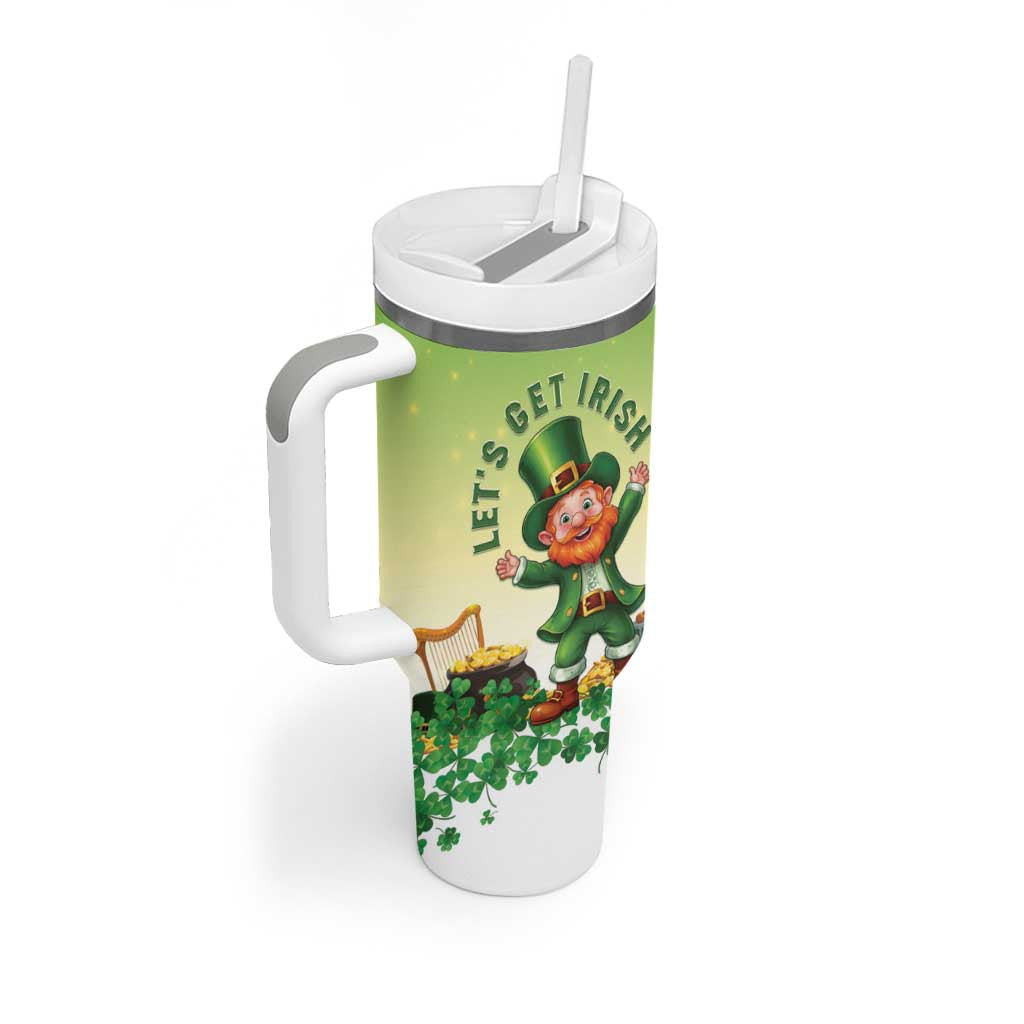 Ireland St Patricks Day Tumbler With Handle Lets Get Irish
