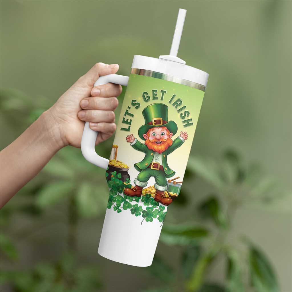 Ireland St Patricks Day Tumbler With Handle Lets Get Irish