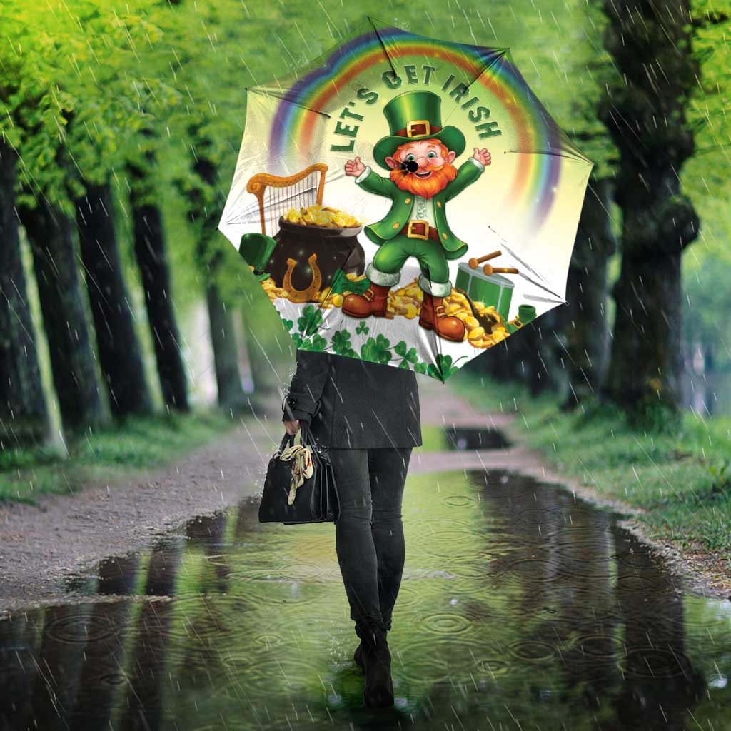 Ireland St Patricks Day Umbrella Lets Get Irish