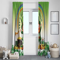 Ireland St Patricks Day Window Curtain Lets Get Irish