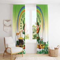 Ireland St Patricks Day Window Curtain Lets Get Irish