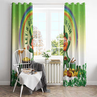 Ireland St Patricks Day Window Curtain Lets Get Irish