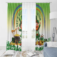Ireland St Patricks Day Window Curtain Lets Get Irish